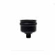Scarico Condensa Diam.80mm  Monoparete Inox Nero per Stufe e Camini