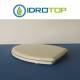 Copriwater Hidra NAUTILUS   BIANCO Cerniera Cromo-Sedile-Asse Wc
