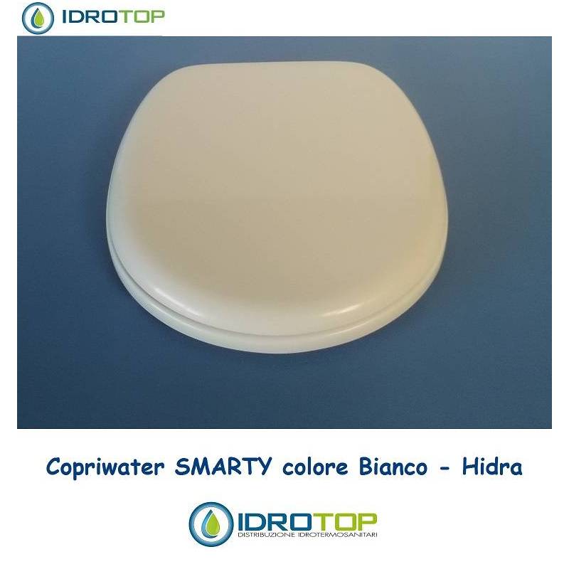 Copriwater Hidra SMARTY BIANCO Cerniera Cromo-Sedile-Asse Wc