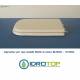 Copriwater Hatria  EDOS BIANCO  Cerniera Cromo-Sedile-Asse Wc
