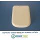 Copriwater Hatria  EDOS BIANCO  Cerniera Cromo-Sedile-Asse Wc