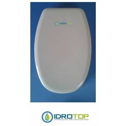 Copriwater Hatria  GRAN SASSO BIANCO  Cerniera Rallentata Soft Close Cromo-Sedile-Asse Wc