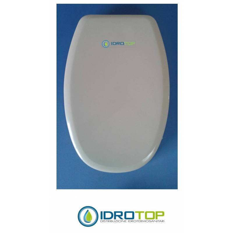 Copriwater Hatria GRAN SASSO BIANCO Cerniera Cromo-Sedile-Asse Wc
