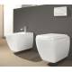 vaso e bidet sospesi serie METROPOLITAN