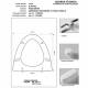 Copriwater Pozzi Ginori GLACIALE BIANCO  Cerniera Rallentata Soft Close Cromo-Sedile-Asse Wc