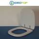 Copriwater Pozzi Ginori CINQUECENTO BIANCO  Cerniera Cromo-Sedile-Asse Wc 