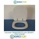 Copriwater Pozzi Ginori CINQUECENTO BIANCO  Cerniera Cromo-Sedile-Asse Wc 