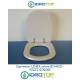 Copriwater Pozzi Ginori LINEA BIANCO  Cerniera Cromo-Sedile-Asse Wc  