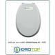 Copriwater Pozzi Ginori PIEMONTE-PIEMONTESINA BIANCO  Cerniera Rallentata Soft Close Oro-Sedile-Asse Wc