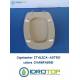 Copriwater Pozzi Ginori ITALICA  ASTRO CHAMPAGNE   Cerniera Cromo-Sedile-Asse Wc 