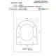 Copriwater CLEAR - NICOLE Olympia Bianco con cerniera Rallentata Soft Close Cromo