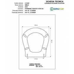 Copriwater SMILE AXA Bianco Cerniera Rallentata Soft Close Cromo