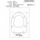 Copriwater Alfa KRIO SOSP. CHAMPAGNE Cerniera Rallentata Soft Close Cromo-Sedile-Asse Wc