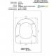 Copriwater Roca MERIDIAN Champagne Cerniera Rallentata Soft Close Cromo