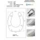 Copriwater Simas EASY BIANCO Cerniera Rallentata Soft Close Cromo-Sedile-Asse Wc
