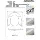 Copriwater Simas  ECO BIANCO Cerniera Cromo-Sedile-Asse Wc