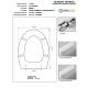 Copriwater Simas LFT SPAZIO BIANCO Cerniera Cromo-Sedile-Asse Wc