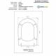 Copriwater Simas SELENIA BIANCO Cerniera Rallentata Soft Close Cromo-Sedile-Asse Wc