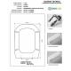 Copriwater TOSCA Noce Cerniera Rallentata Soft Close Cromo-Falerii