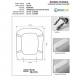 Copriwater BICCHI Kerasan Bianco Cerniera Rallentata Soft Close Cromo