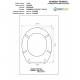 Copriwater EUROPA Kerasan Bianco Cerniera Rallentata Soft Close Cromo
