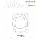 Copriwater LUNA Kerasan Bianco Cerniera Rallentata Soft Close Cromo