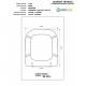 Copriwater NORA Kerasan Bianco Cerniera Rallentata Soft Close Cromo