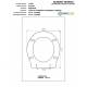 Copriwater VOLANT Kerasan Bianco Cerniera Rallentata Soft Close Cromo