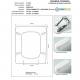 Copriwater ELITE Vincenti Bianco con Cerniera Rallentata Soft Close Cromo