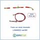 Tubo Flessibile-Frusta Colore Rosso con Valvola Intermedia x R410-Idrotop