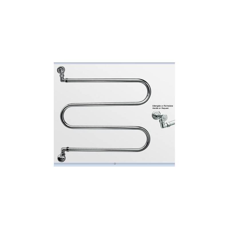 SCALDASALVIETTE VENTO 400 GIREVOLE in ottone CROMATO 