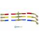Tubo Flessibile Blu con Valvola Intermedia per R410-Idrotop
