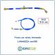 Tubo Flessibile Blu con Valvola Intermedia per R410-Idrotop