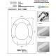 Copriwater Vavid FARNESE-PARTENOPEA-NIKE Champagne Cerniera Cromo 