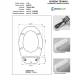 Copriwater ARIETE Blu Marino Cerniera Rallentata Soft Close Cromo-Tenax Simi