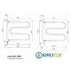 disegno  tecnico per serie 500   e    serie 500 B