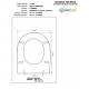 Copriwater Flaminia  LINK I.VERS. BIANCO Cerniera Cromo-Sedile-Asse Wc