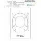 Copriwater Globo  ALIA.AL001.ALIA MINI AL002 NERO  Cerniera Cromo-Sedile-Asse