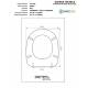 Copriwater G.S.I AVANT CHAMPAGNE Cerniera cromo-Sedile-Asse Wc