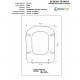 Copriwater G.S.I TIME BIANCO Cerniera Rallentata Soft Close cromo-Sedile-Asse Wc