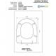 Copriwater Keramag  MANGO CHAMPAGNE  Sedile Wc Coprivaso Asse Cerniera Rallentata Soft Close