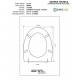Copriwater SWING 9138.1 Bianco Cerniera Cromo-Duravit 