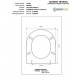 Copriwater VIENNA Visone I.S. Cerniera Rallentata Soft Close Cromo-Duravit