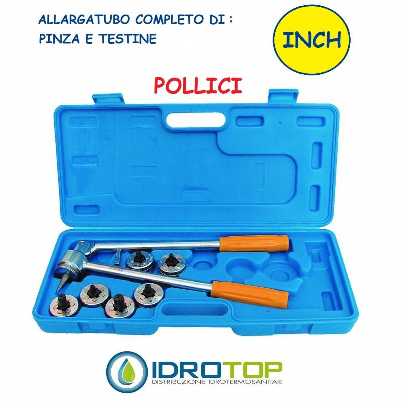 Allargatubo in Valigetta di Plastica in Pollici-Idrotop