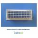 Bocchette Griglie 200X100mm BIANCA con Alette orientabili Doppio Filare