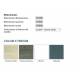 Mobile da bagno cm 80 Life con top in ceramica + specchio e lampada al led  