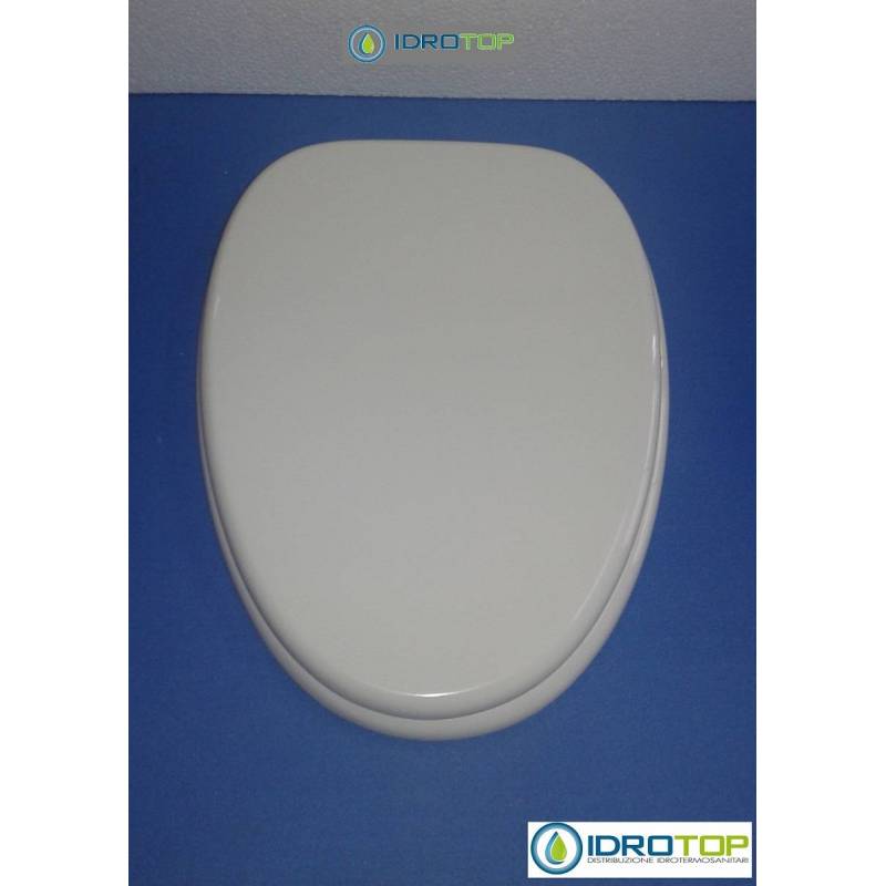 Copriwater Dolomite SWEET LIFE BIANCO Cerniera Cromo-Sedile-Asse Wc