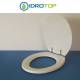 Copriwater Dolomite CADORE BIANCO  Cerniera Cromo-Sedile-Asse Wc