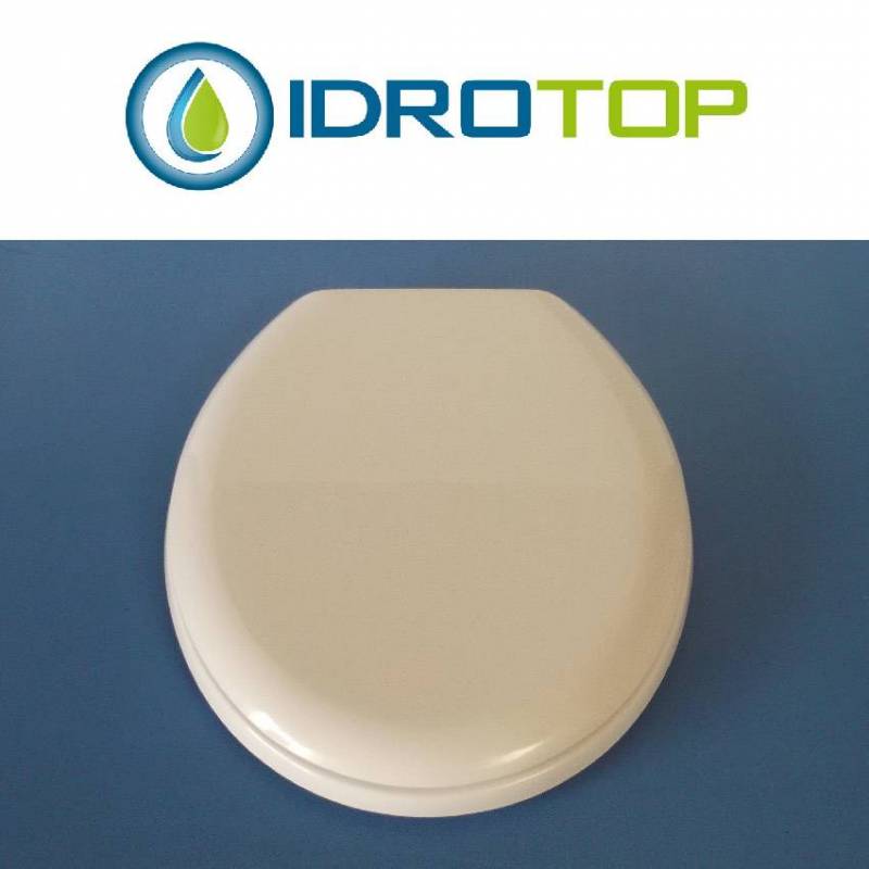 Copriwater Dolomite CADORE BIANCO  Cerniera Cromo-Sedile-Asse Wc