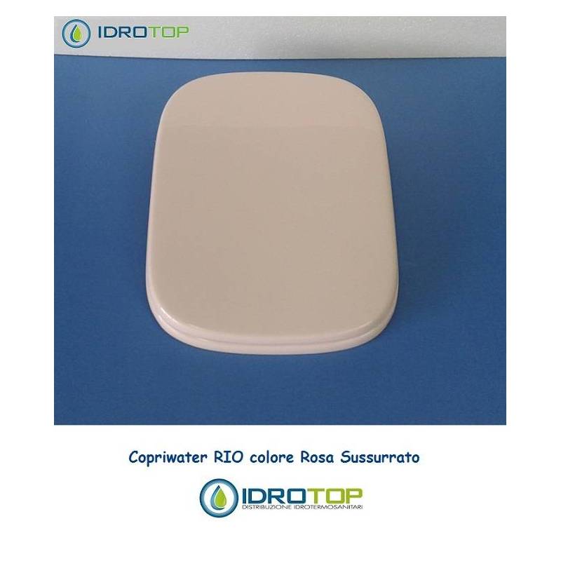 Copriwater Dolomite RIO ROSA SUSSURRATO  Cerniera Cromo-Sedile-Asse Wc